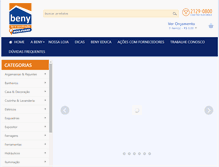 Tablet Screenshot of beny.com.br